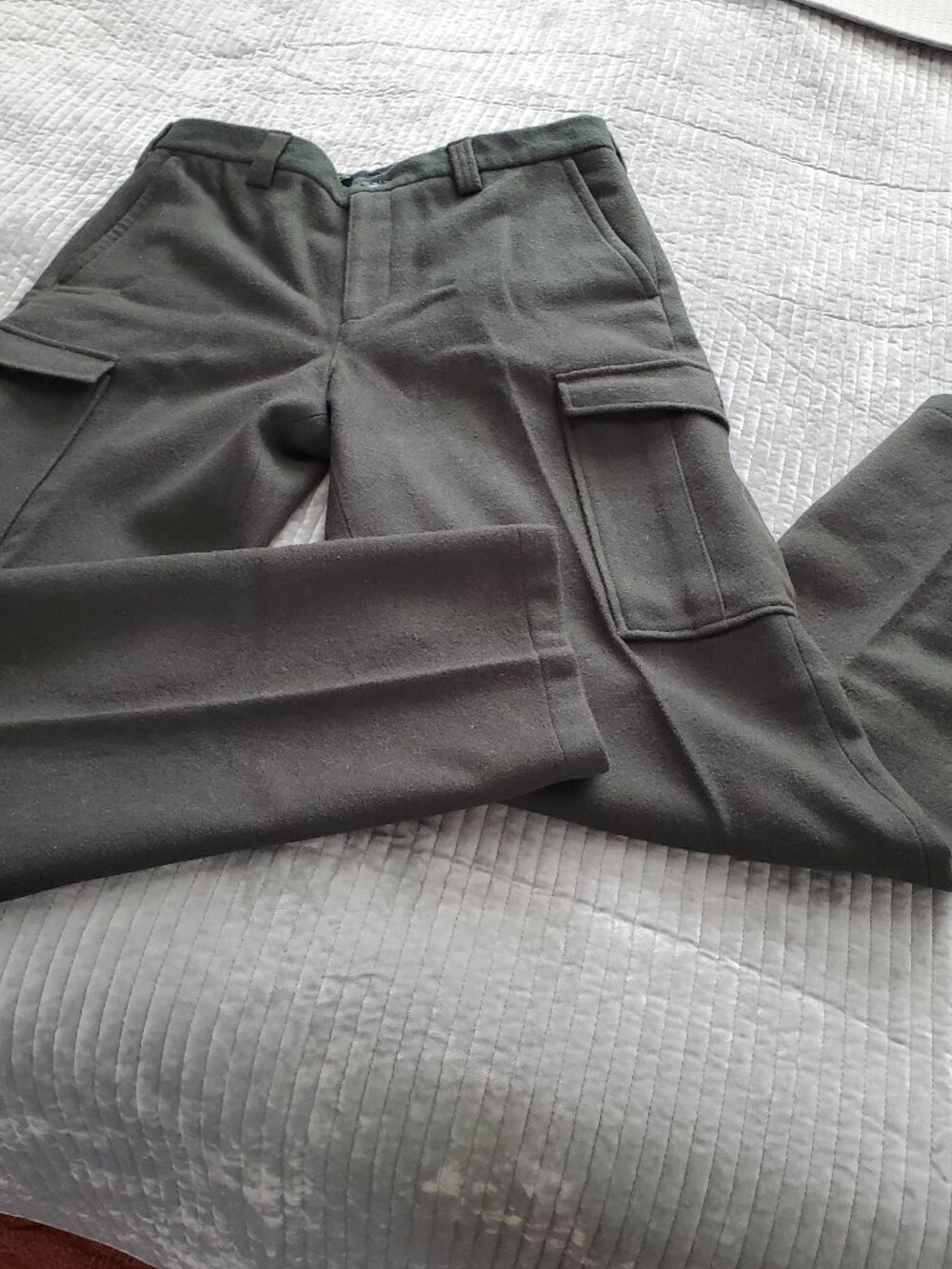 Vintage EUC L.L. Bean men’s 36/35 heavy wool cargo pants